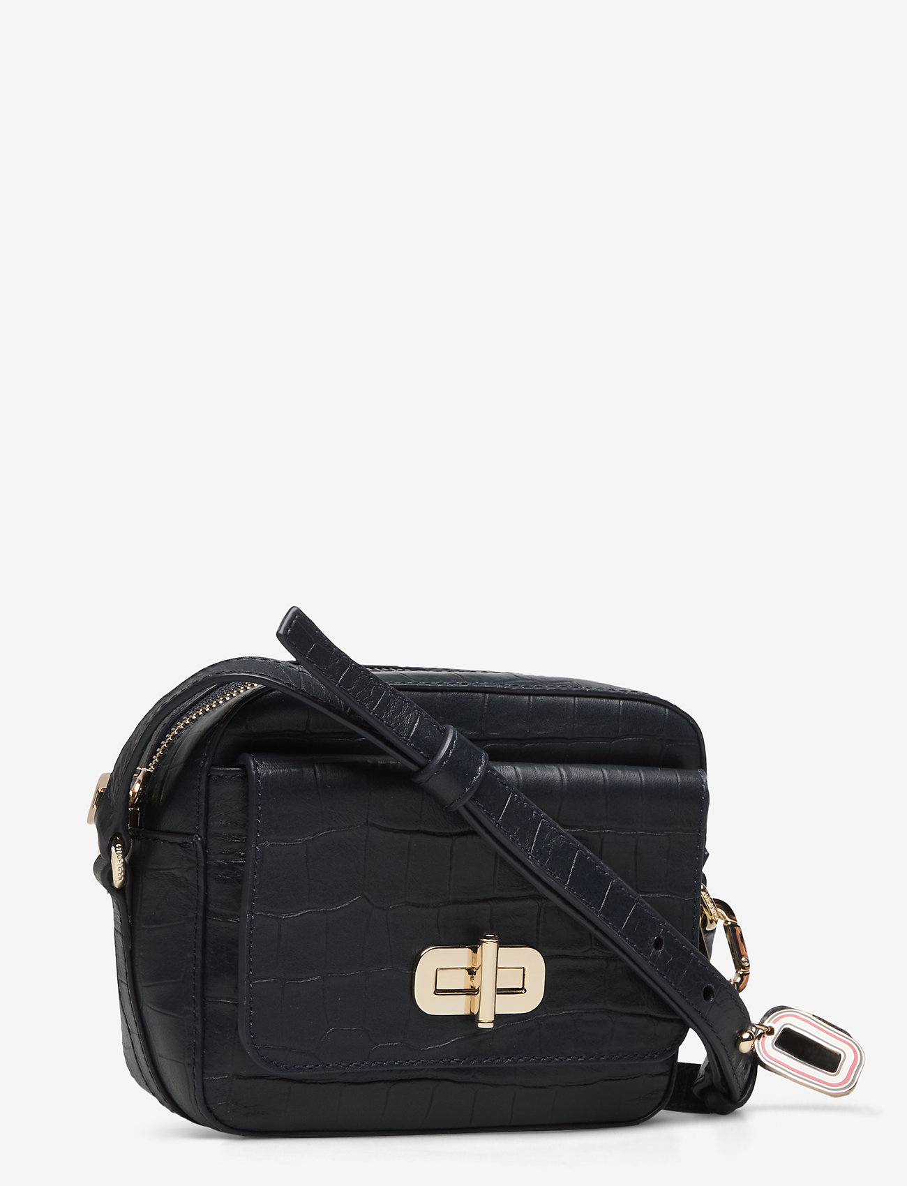 Tommy Hilfiger - CANVAS MIX CAMERA BAG CROCO - sky captain - 2