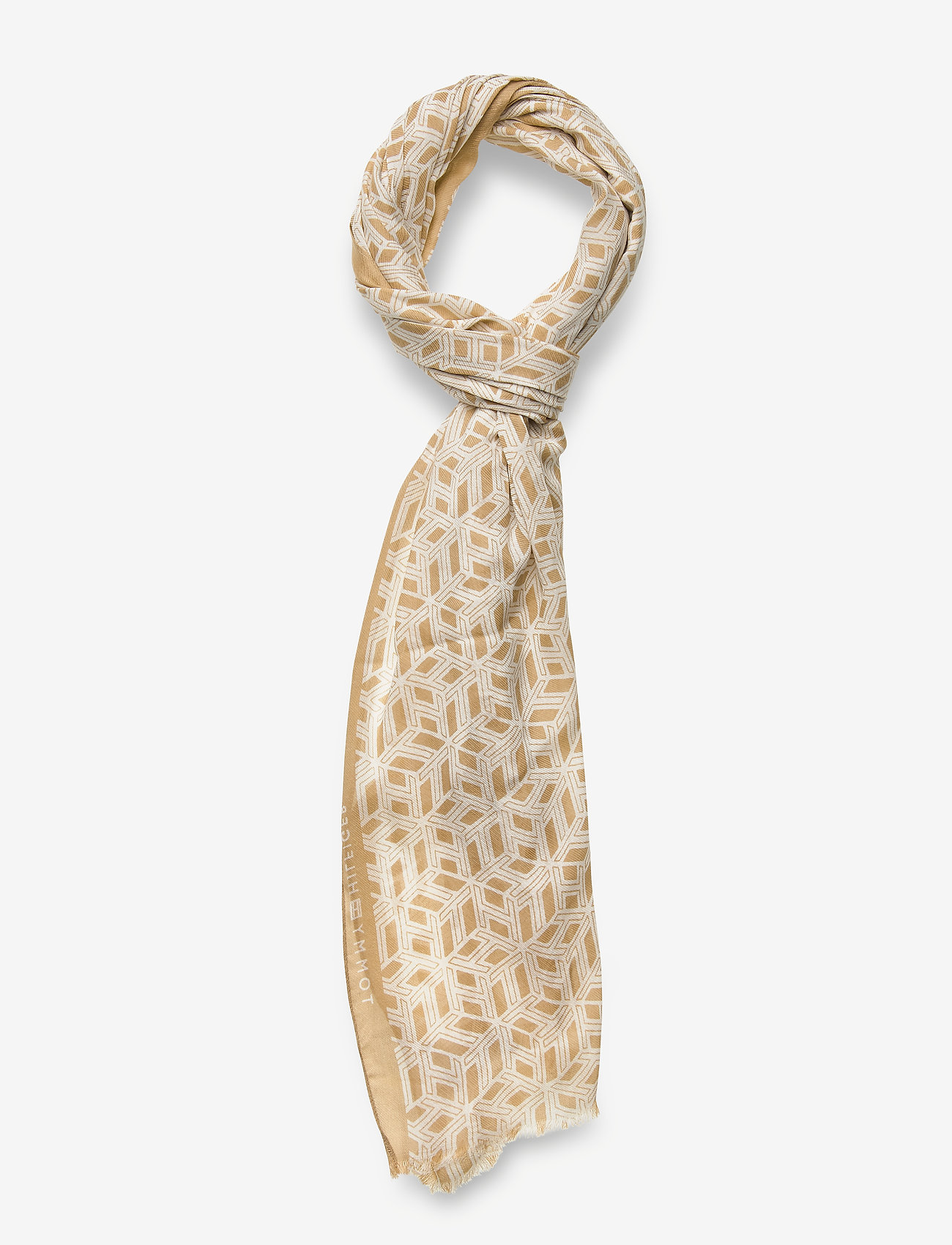 Tommy Hilfiger - OUTLINE MONOGRAM SCARF - neutral - 0