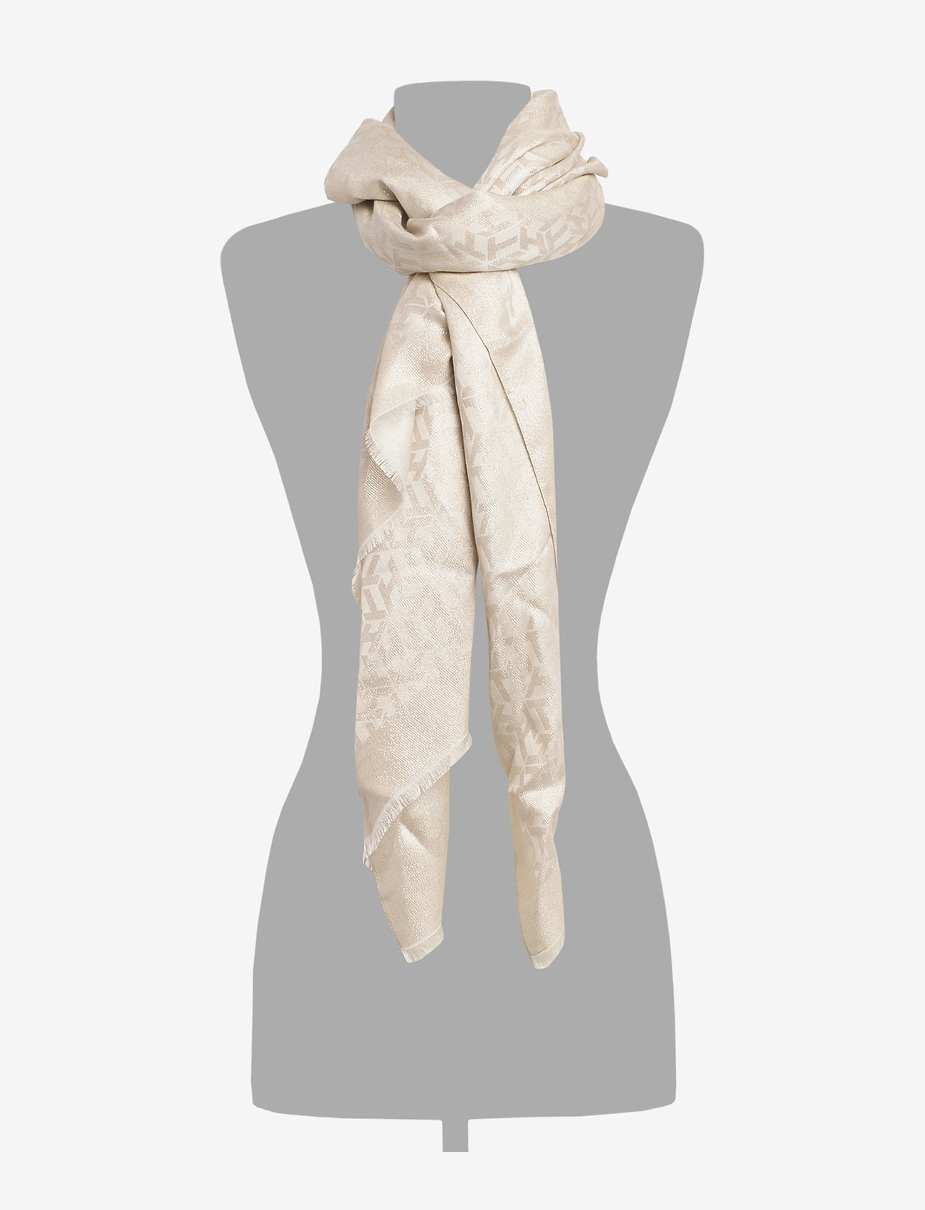 Tommy Hilfiger - MONOGRAM GLITTER SCA - oatmeal - 1