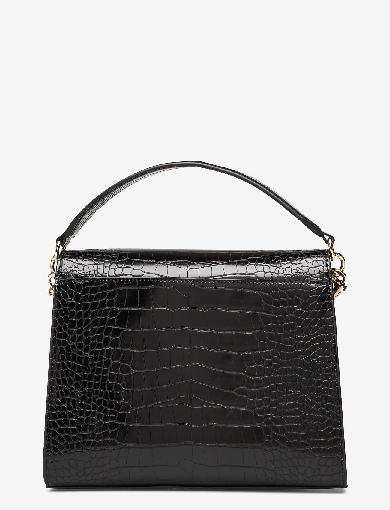Tommy Hilfiger - TH LOCK SATCHEL CROCO - black croco - 1