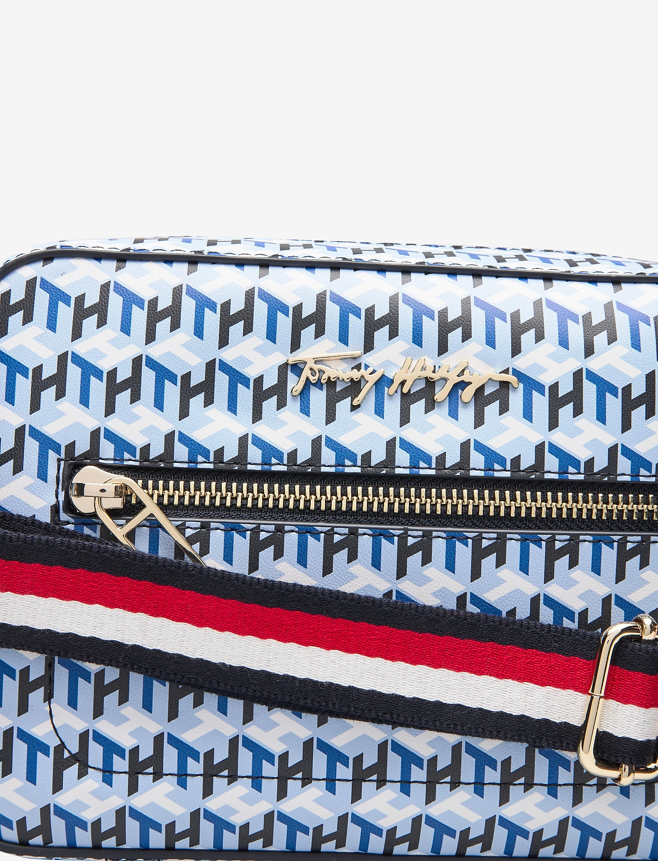 Tommy Hilfiger - ICONIC TOMMY CAMERA BAG MONOGRAM - bio blue - 3