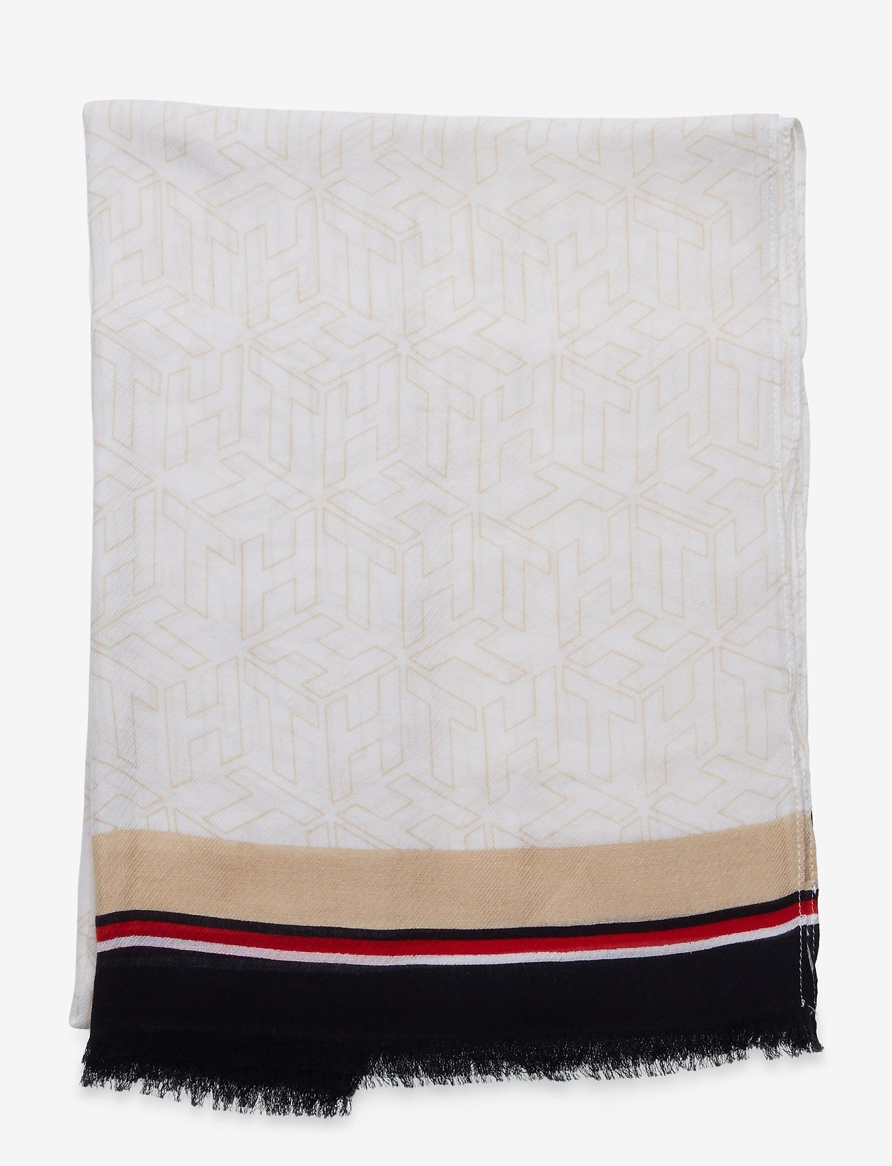Tommy Hilfiger - OUTLINE MONOGRAM SCARF - caravan - 1