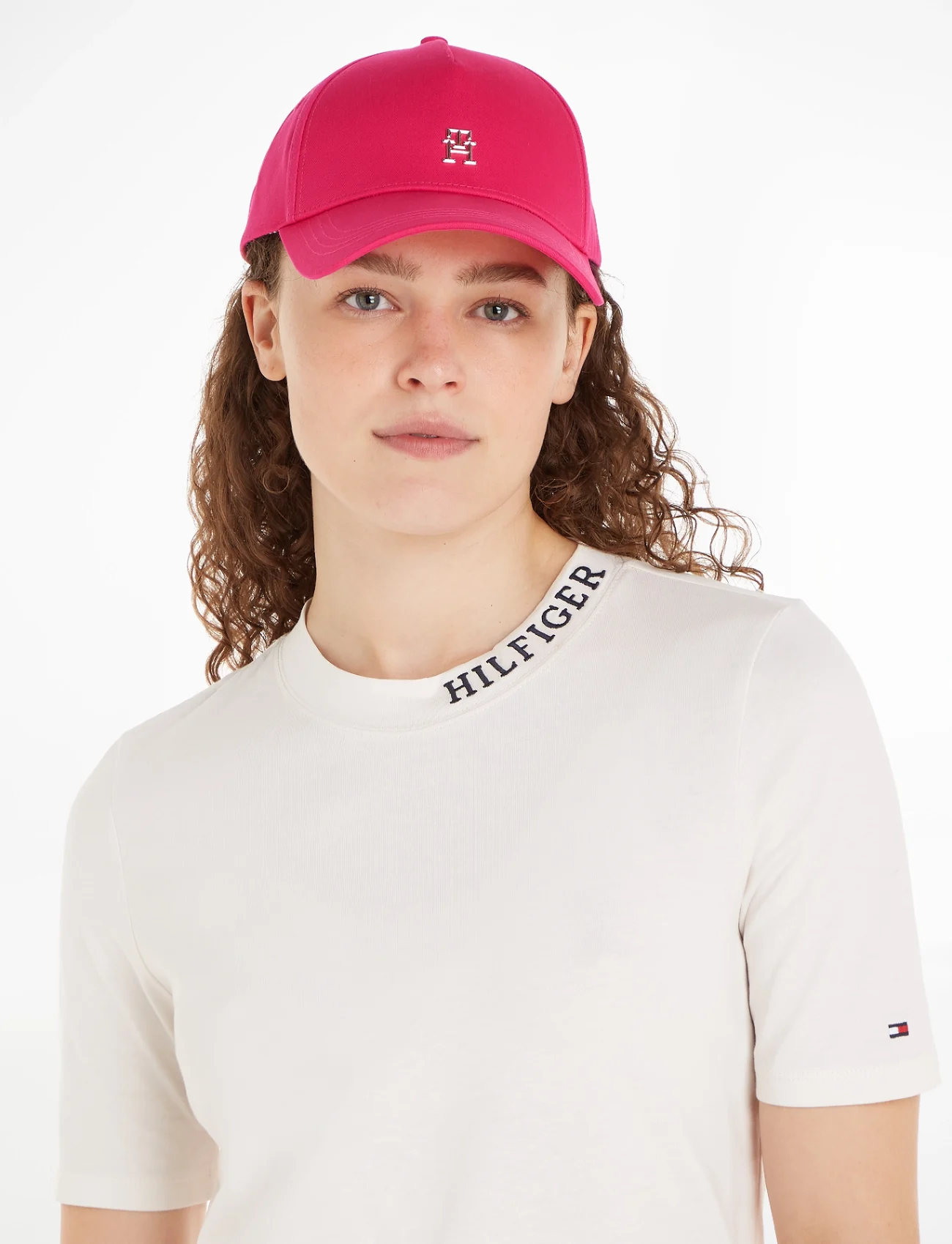 Tommy Hilfiger - TH CONTEMPORARY CAP - kepsar - bright cerise pink - 1