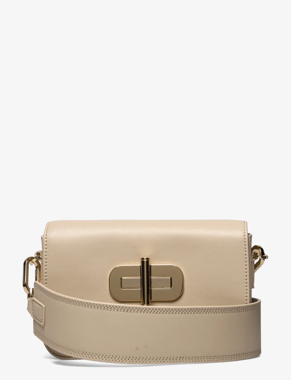 Tommy Hilfiger Turnlock Leather Journee Tl Mono Crossbody Bags