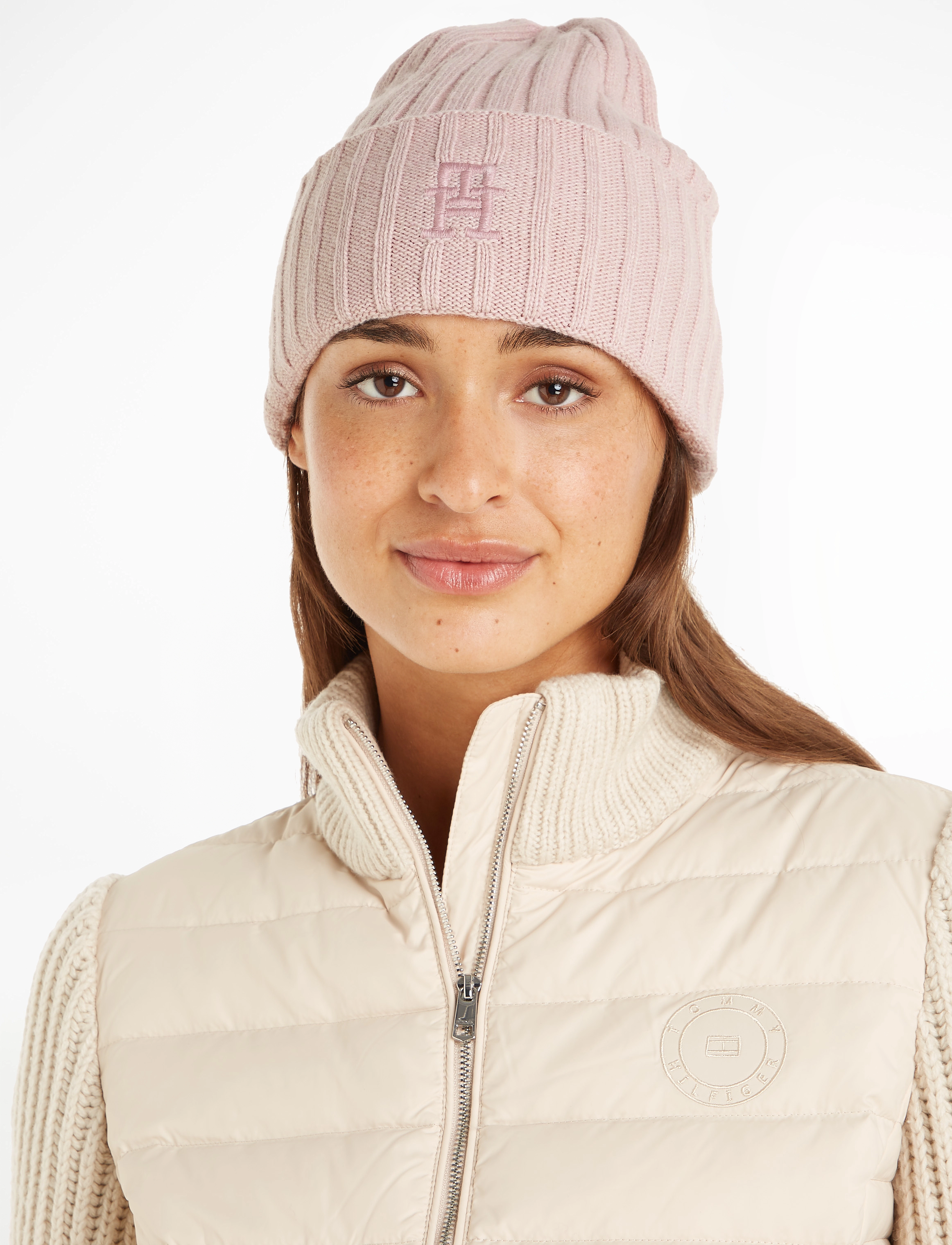 Tommy Hilfiger - TH ICONIC BEANIE - misty pink - 1