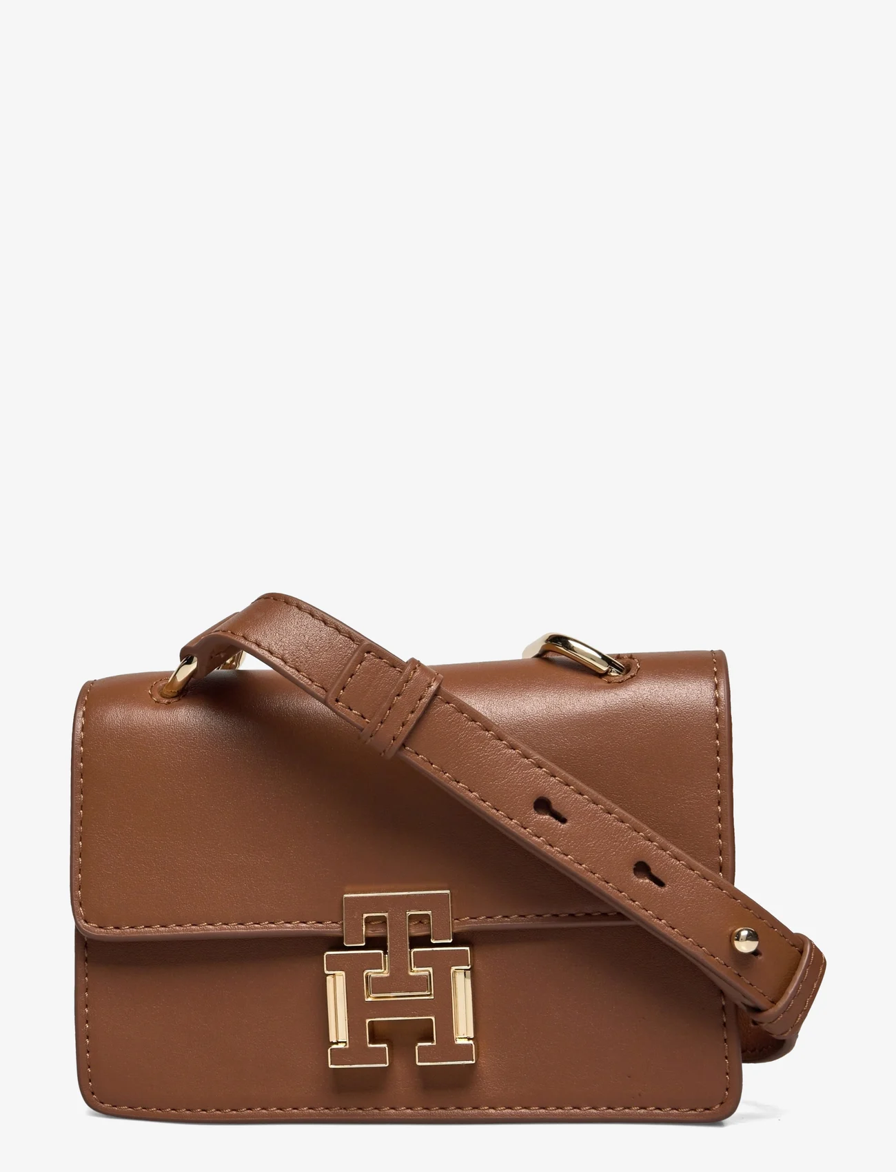 Tommy Hilfiger - PUSHLOCK LEATHER MN CROSSOVER CO - födelsedagspresenter - cognac - 0