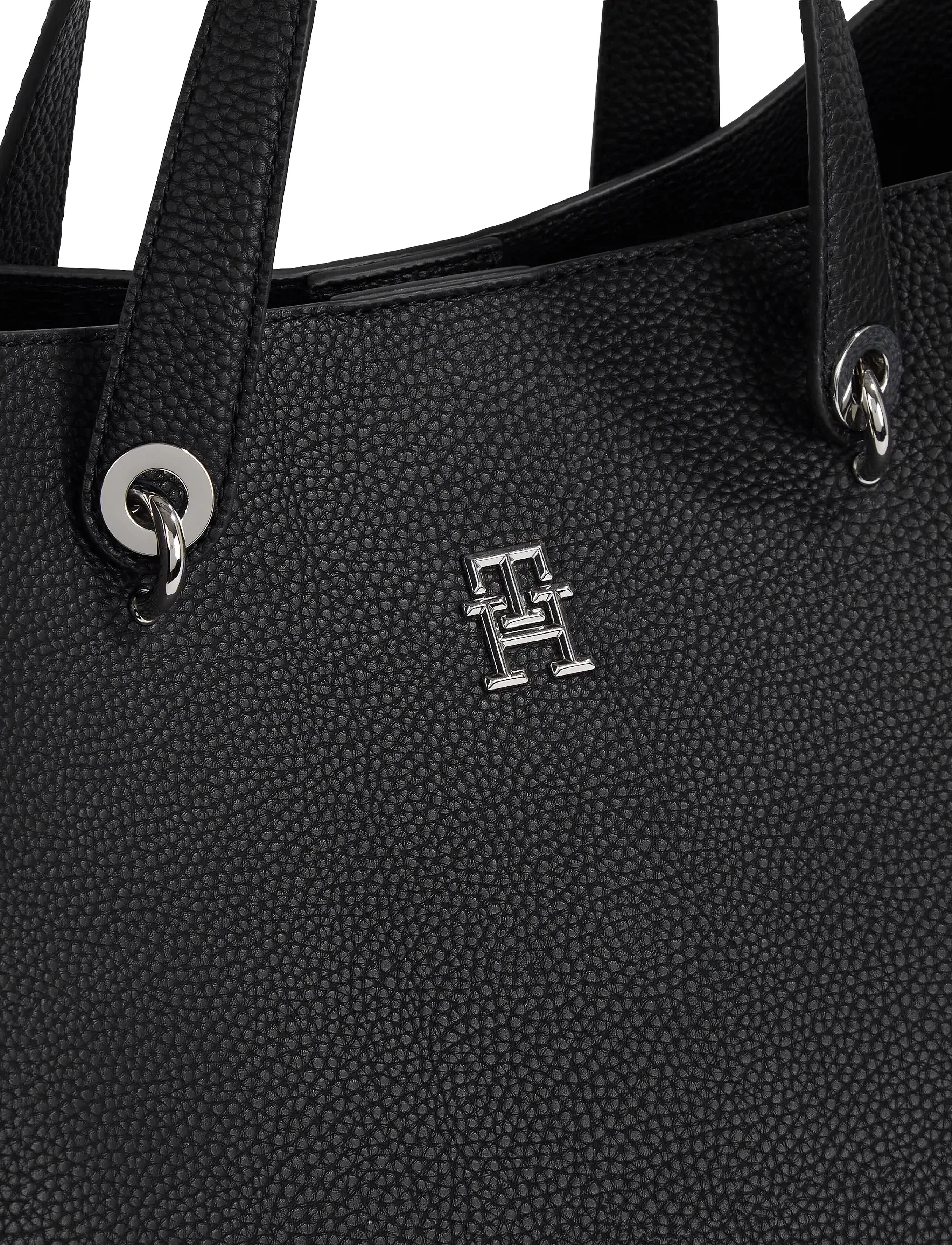 Tommy Hilfiger - TH EMBLEM SATCHEL - prezenty urodzinowe - black - 3