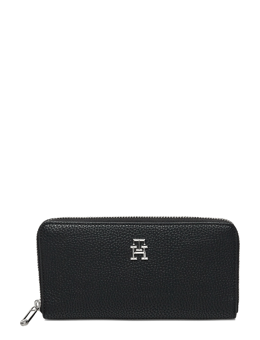 Tommy Hilfiger - TH EMBLEM LARGE ZA - rahakotid - black - 0