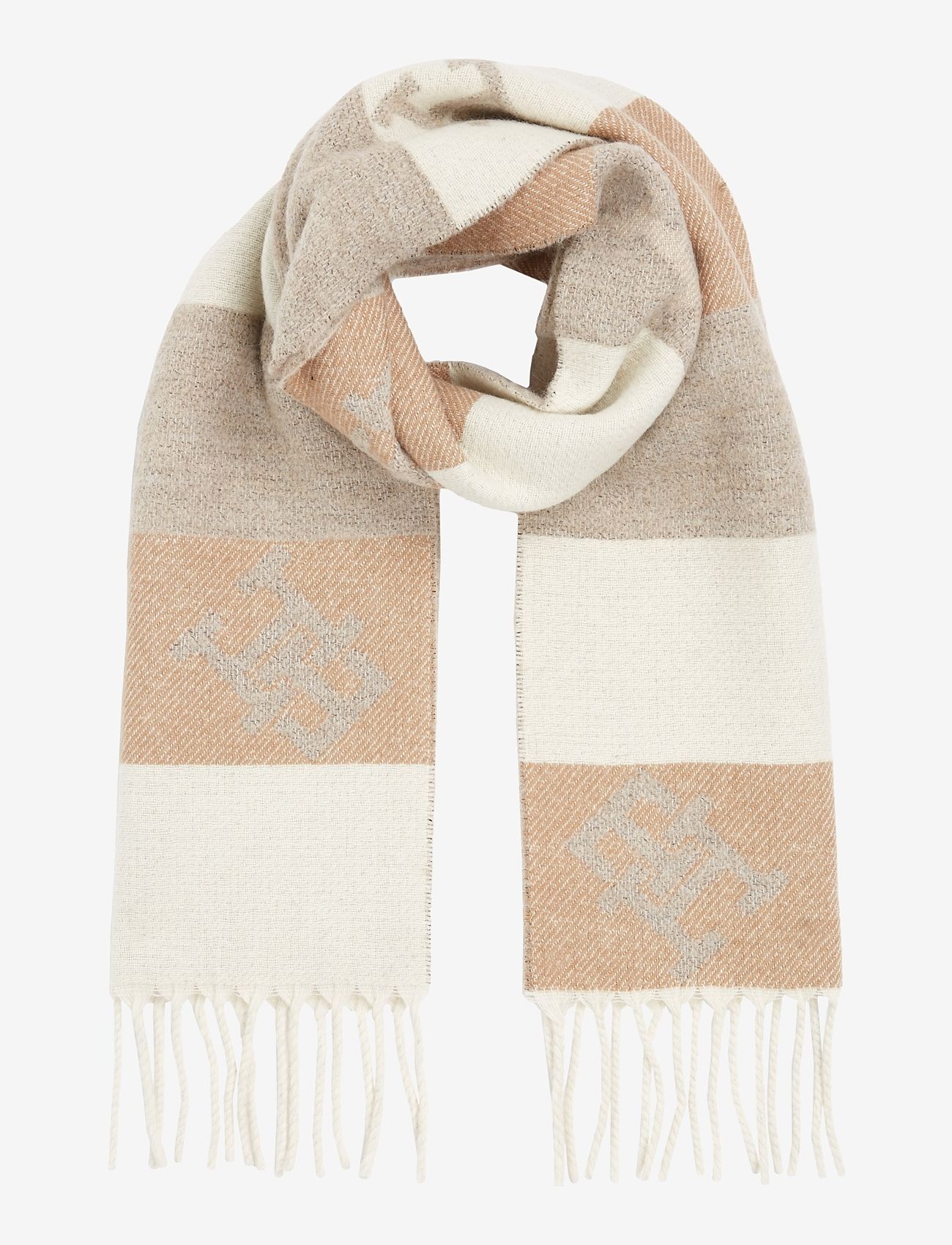 Tommy Hilfiger - LIMITLESS CHIC CB SCARF - cashmere cream mix - 0
