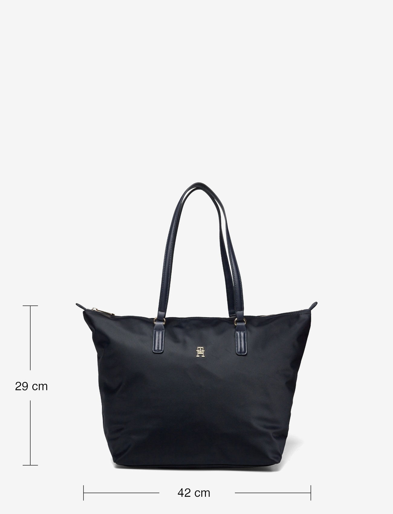 Tommy Hilfiger - POPPY TH TOTE - shoppingväskor - space blue - 5