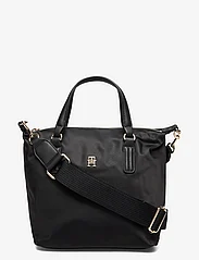 Tommy Hilfiger - POPPY TH SMALL TOTE - sacs en toile - black - 1