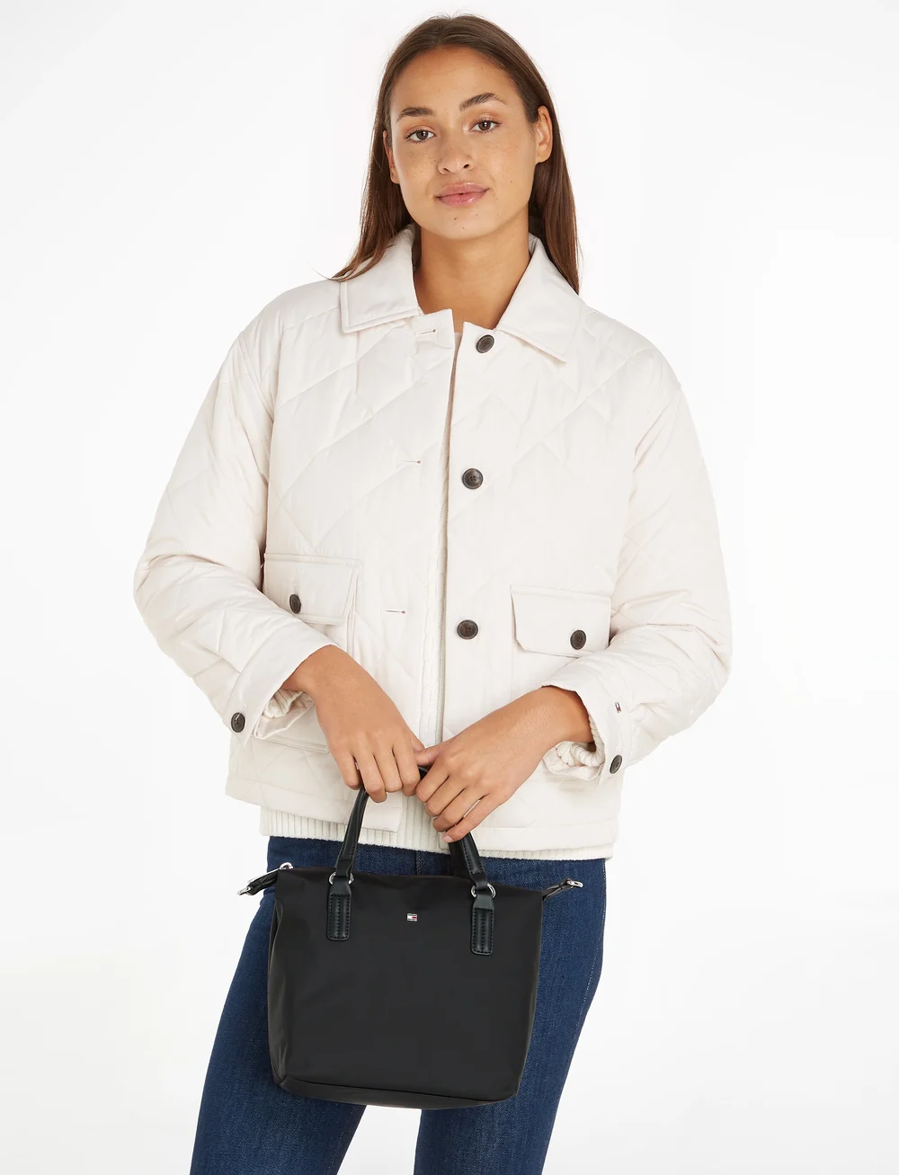 Tommy hilfiger small tote bag deals