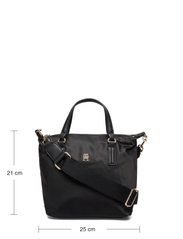 Tommy Hilfiger - POPPY TH SMALL TOTE - torby tote - black - 6
