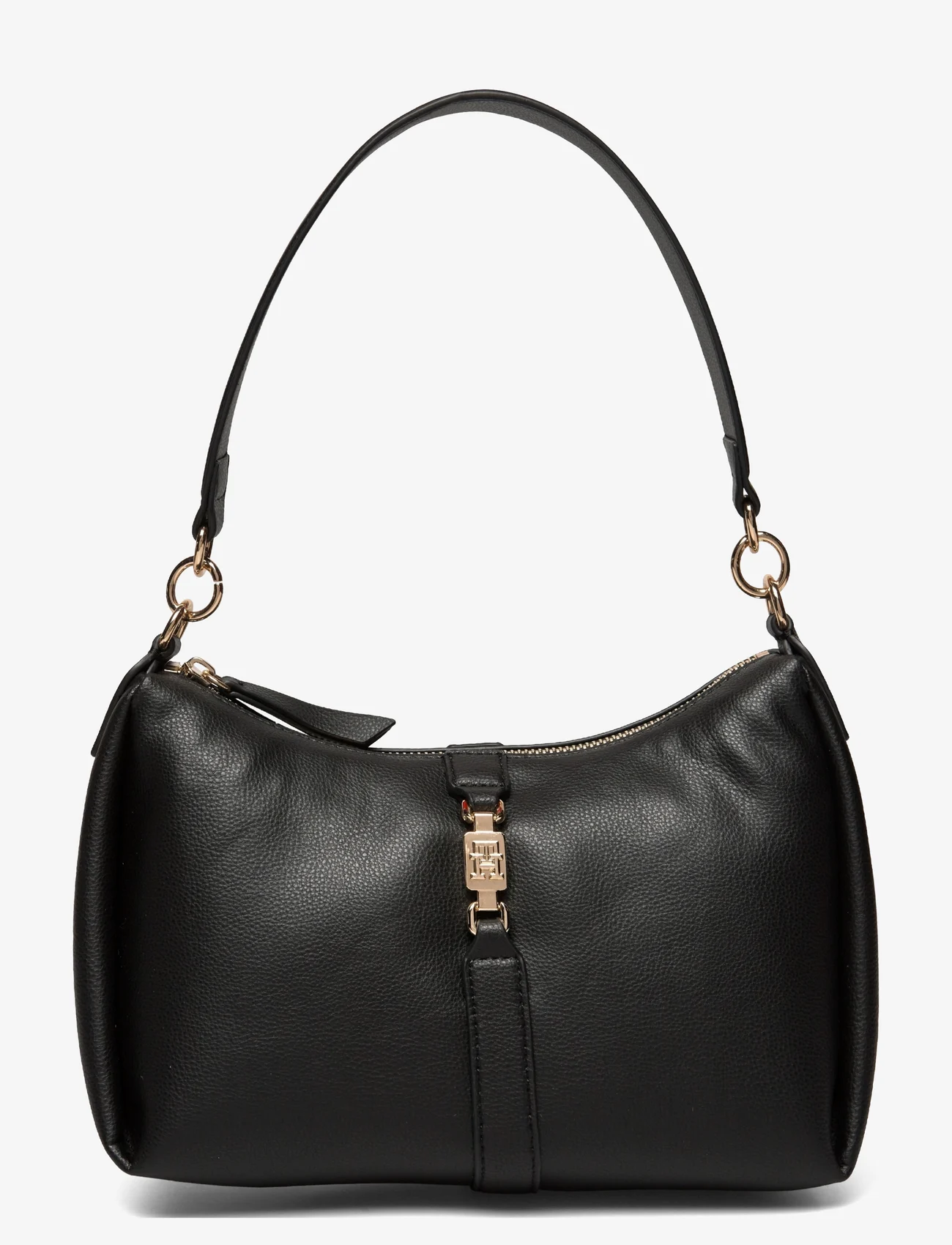 Tommy Hilfiger - TH FEMININE SHOULDER BAG - ballīšu apģērbs par outlet cenām - black - 0