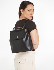 Tommy Hilfiger - TH REFINED BACKPACK - moterims - black - 1