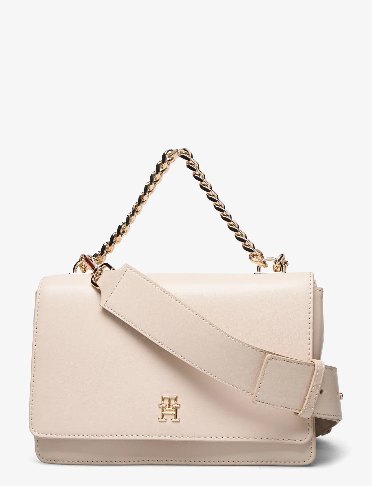 Tommy Hilfiger - TH REFINED MED CROSSOVER - juhlamuotia outlet-hintaan - white clay - 0