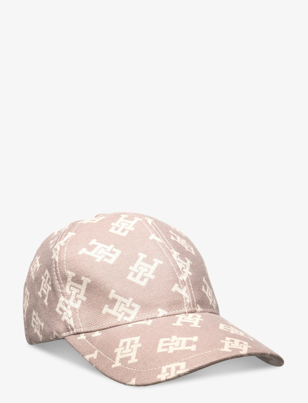 Tommy Hilfiger - TH CONTEMPORARY MONO CAP - caps - smooth taupe - 0