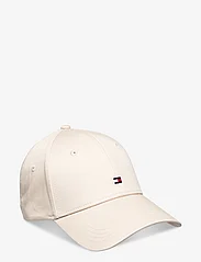 Tommy Hilfiger - ESSENTIAL FLAG CAP - czapki i kapelusze - white clay - 0