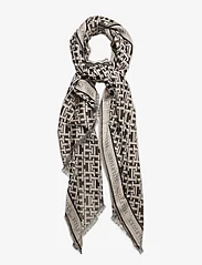 Tommy Hilfiger - TH CONTEMPORARY MONO CB SCARF - dunne sjaals - black - 0