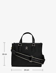 Tommy Hilfiger - TH MONOTYPE MINI TOTE - party wear at outlet prices - black - 5