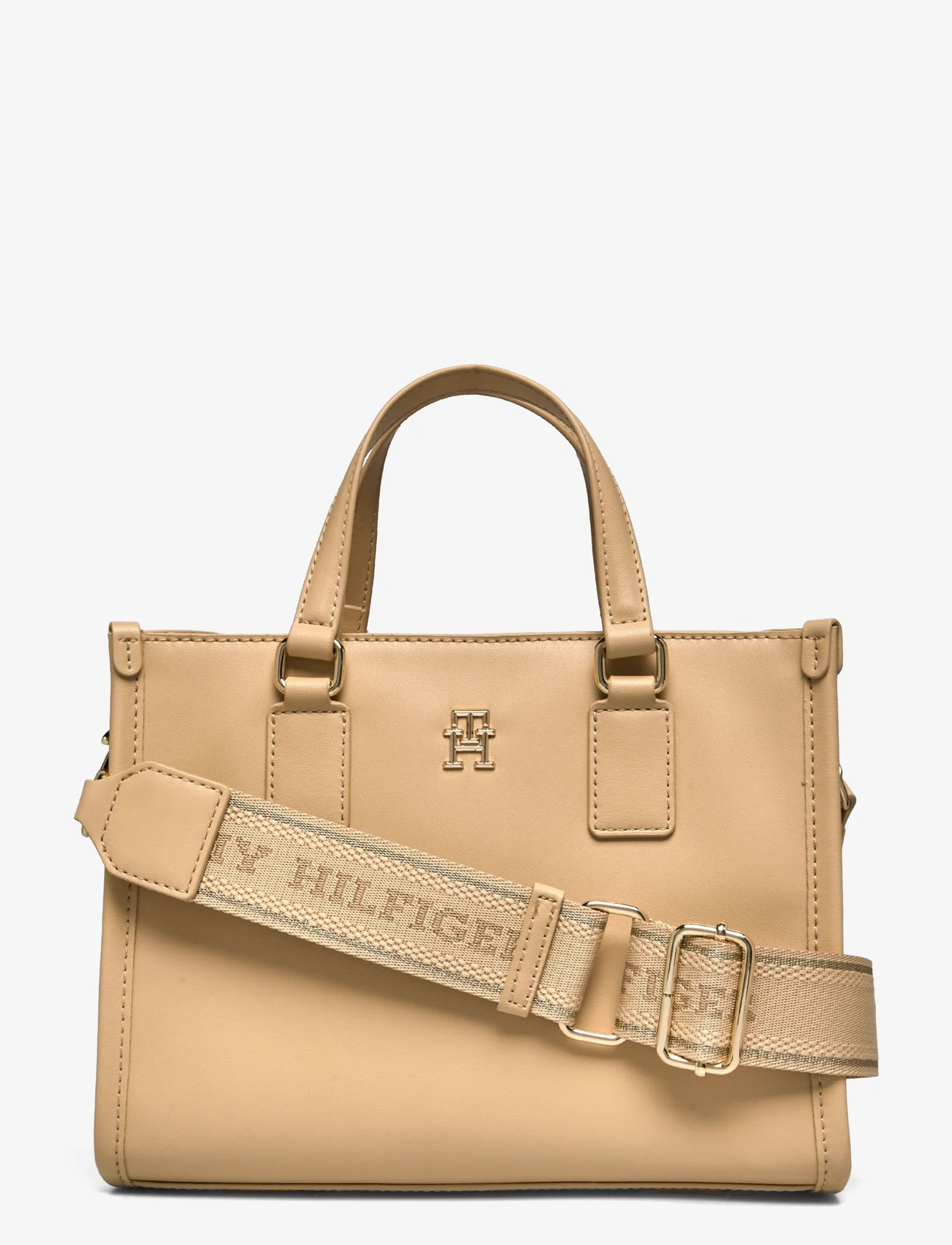 Tommy Hilfiger - TH MONOTYPE MINI TOTE - juhlamuotia outlet-hintaan - harvest wheat - 0