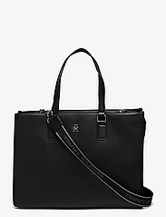 Tommy Hilfiger - TH MONOTYPE TOTE - tote bags - black - 0