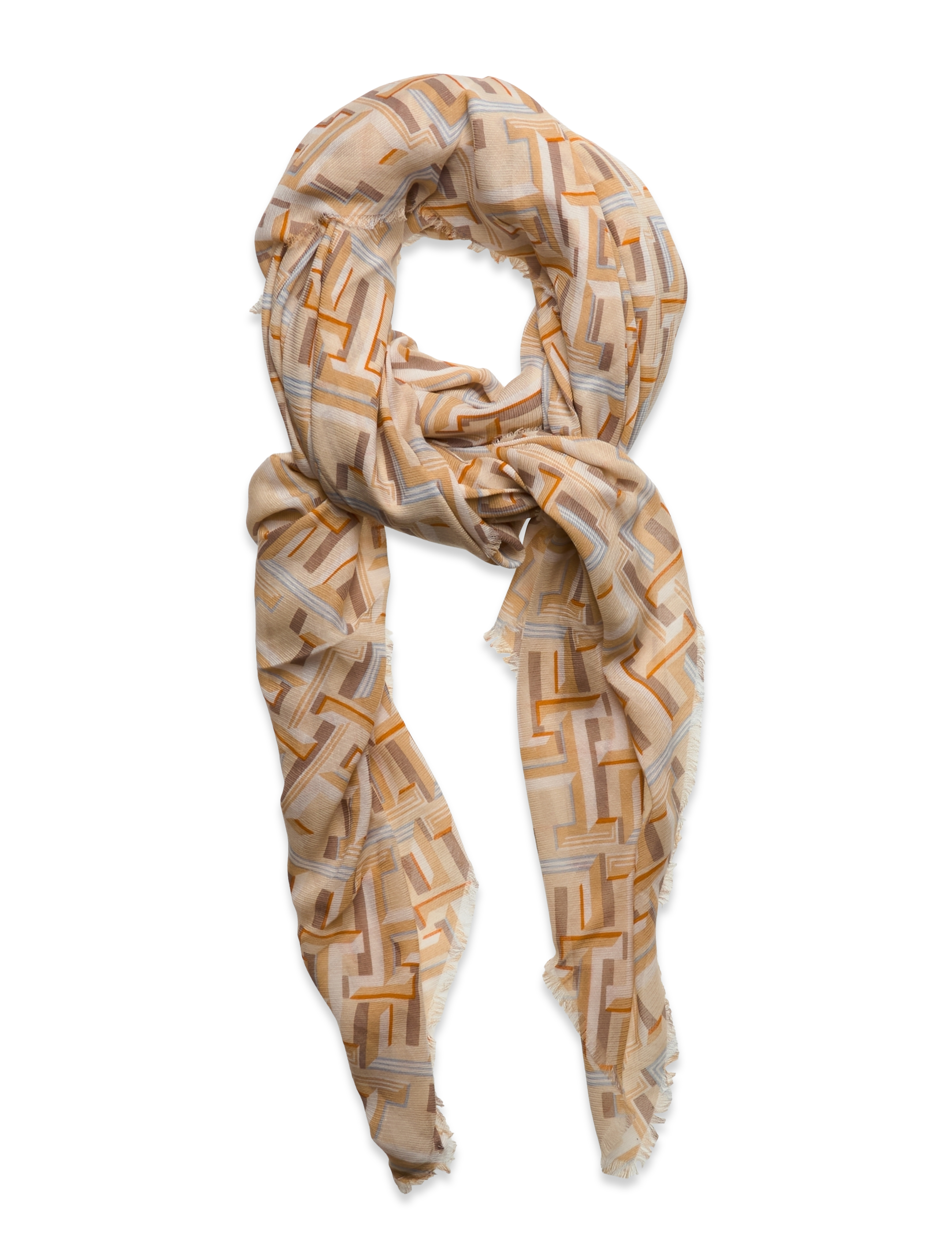 POP MONOGRAM SCARF - CALICO