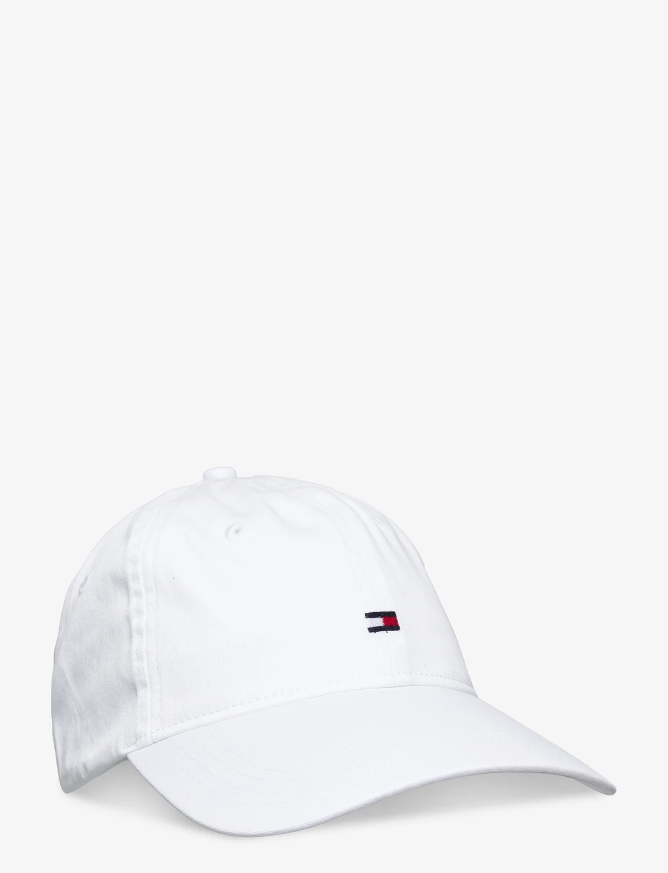 Tommy Hilfiger - ESSENTIAL FLAG SOFT CAP - czapki i kapelusze - th optic white - 0