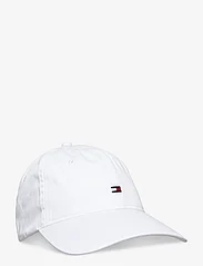 Tommy Hilfiger - ESSENTIAL FLAG SOFT CAP - czapki i kapelusze - th optic white - 0