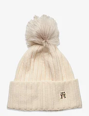 Tommy Hilfiger - ESSENTIAL CHIC POMPOM BEANIE - pipot - calico - 0