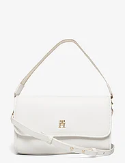Tommy Hilfiger - TH MONOTYPE SHOULDER BAG - party wear at outlet prices - ecru - 0