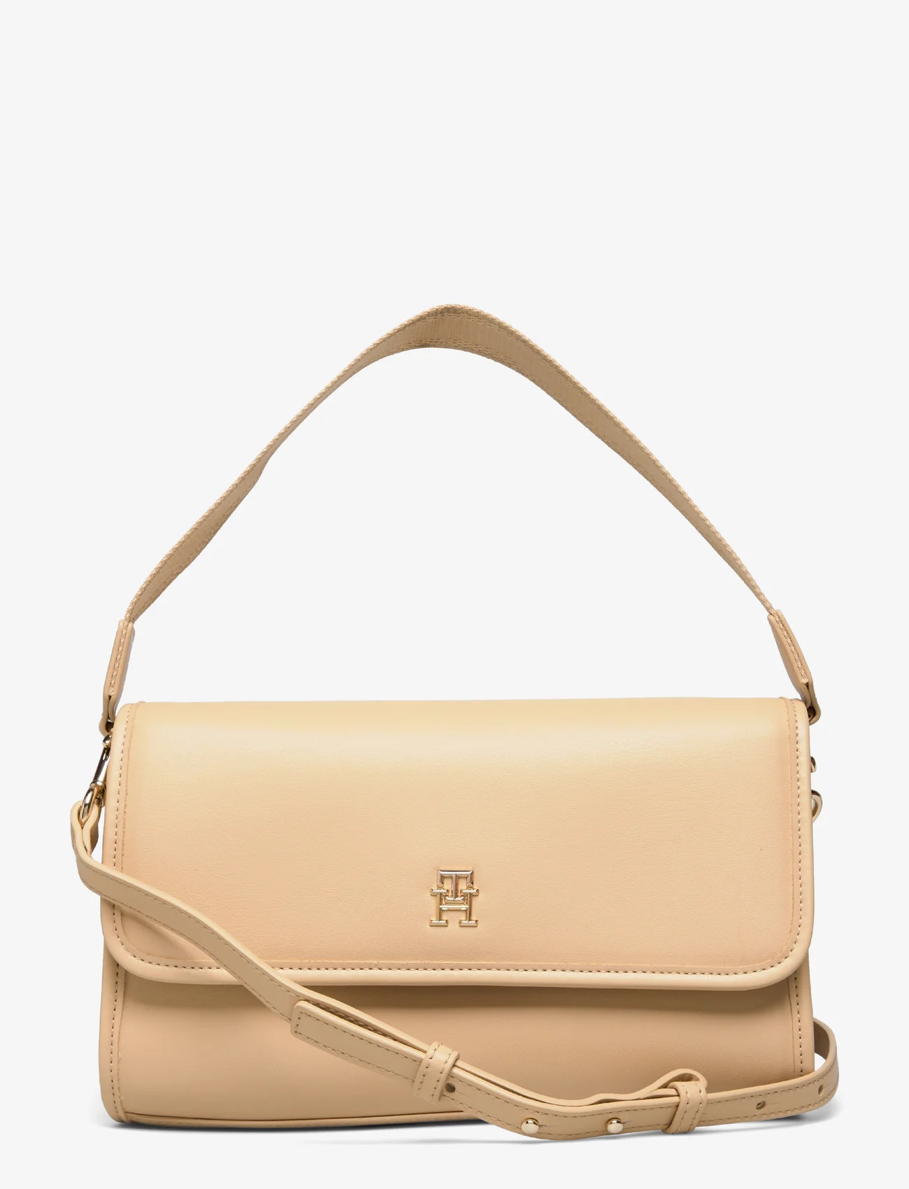 Tommy Hilfiger - TH MONOTYPE SHOULDER BAG - party wear at outlet prices - harvest wheat - 0