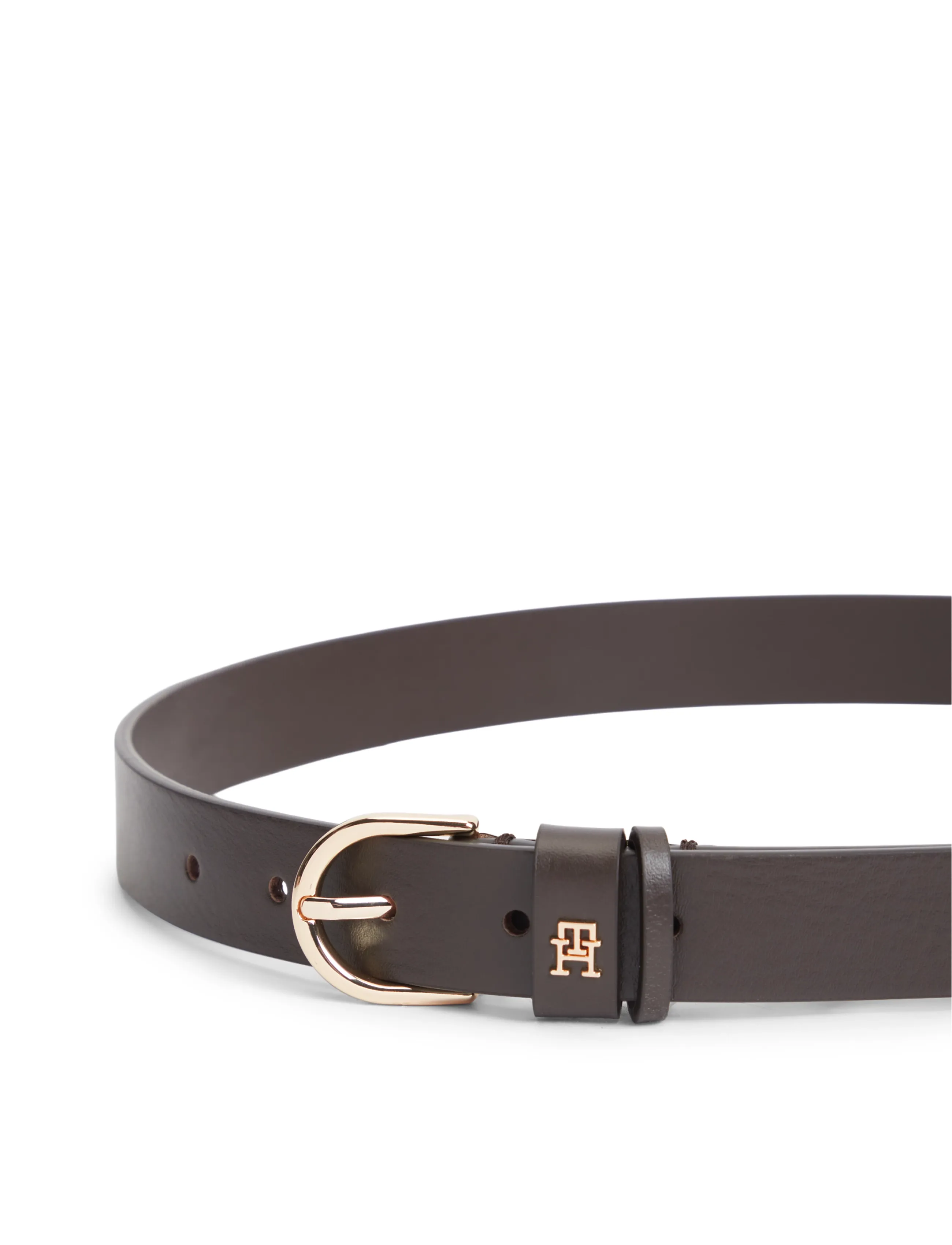 Tommy Hilfiger - ESSENTIAL EFFORTLESS 2.5 GO - läderskärp - charred wood - 2