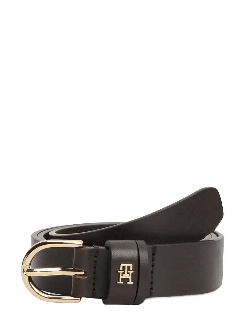 Tommy Hilfiger - ESSENTIAL EFFORTLESS 2.5 GO - læderbælter - fondant brown - 0