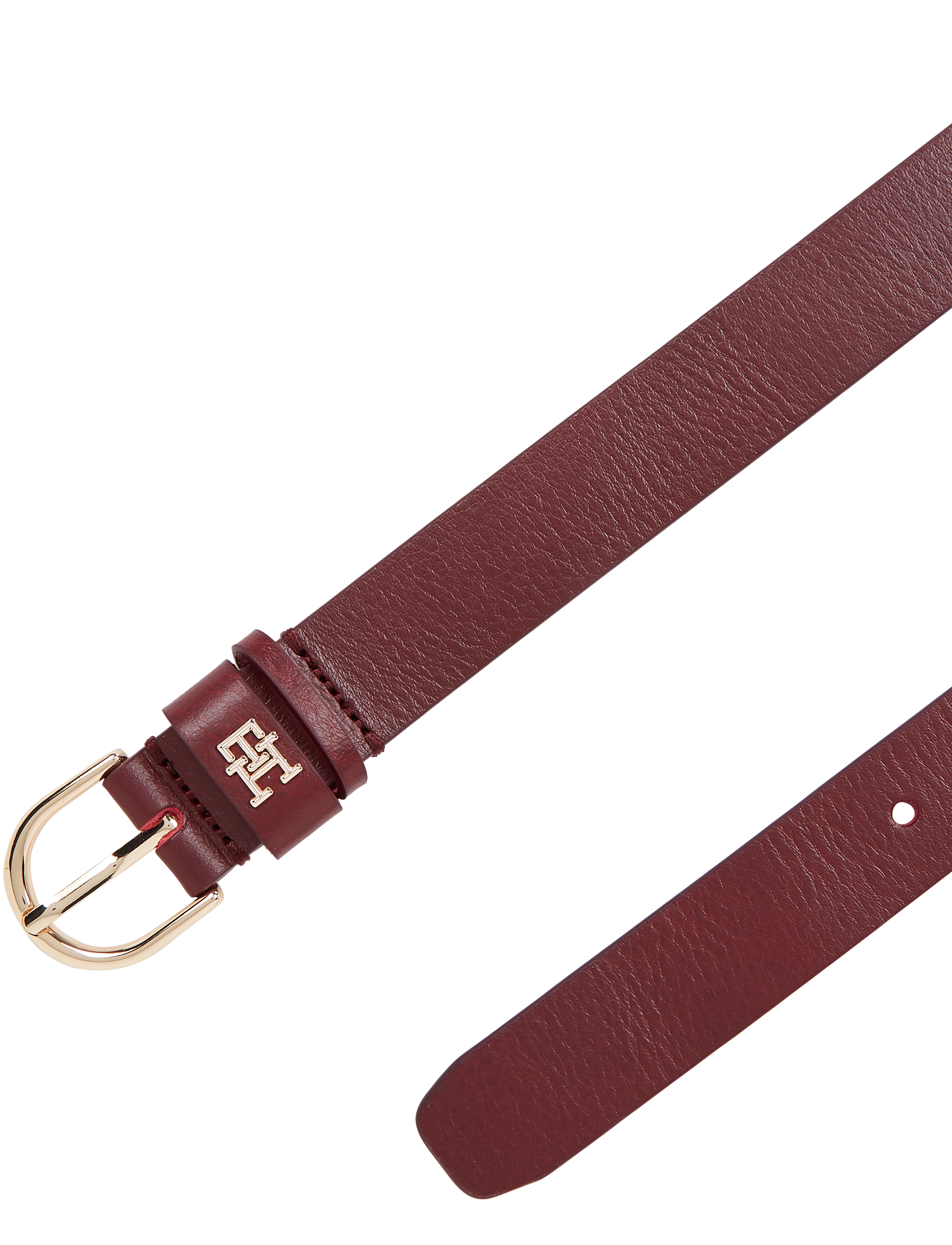 Tommy Hilfiger - ESSENTIAL EFFORTLESS 2.5 GO - läderskärp - oxblood - 2