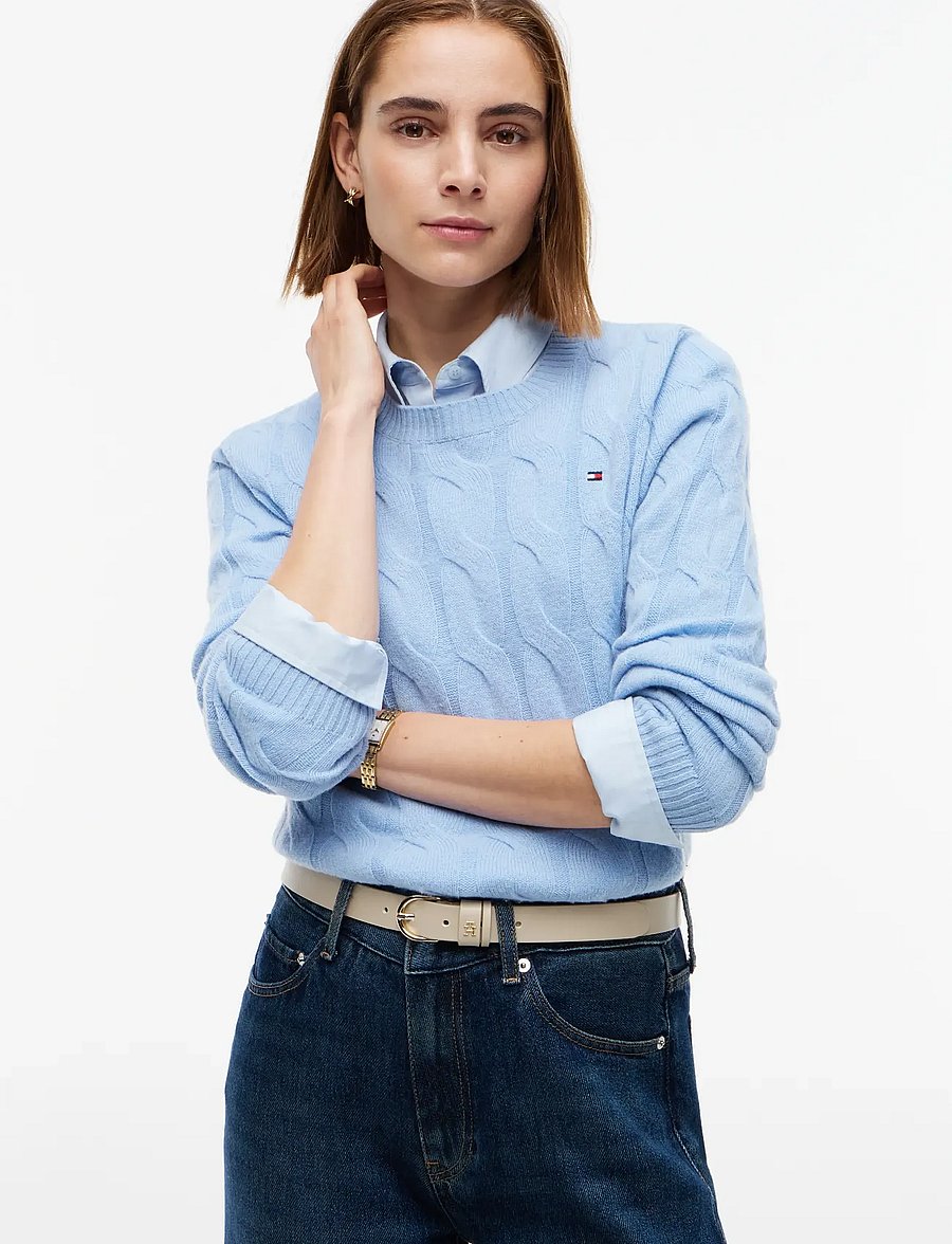 Tommy Hilfiger - ESSENTIAL EFFORTLESS 2.5 GO - läderskärp - sugarcane - 0