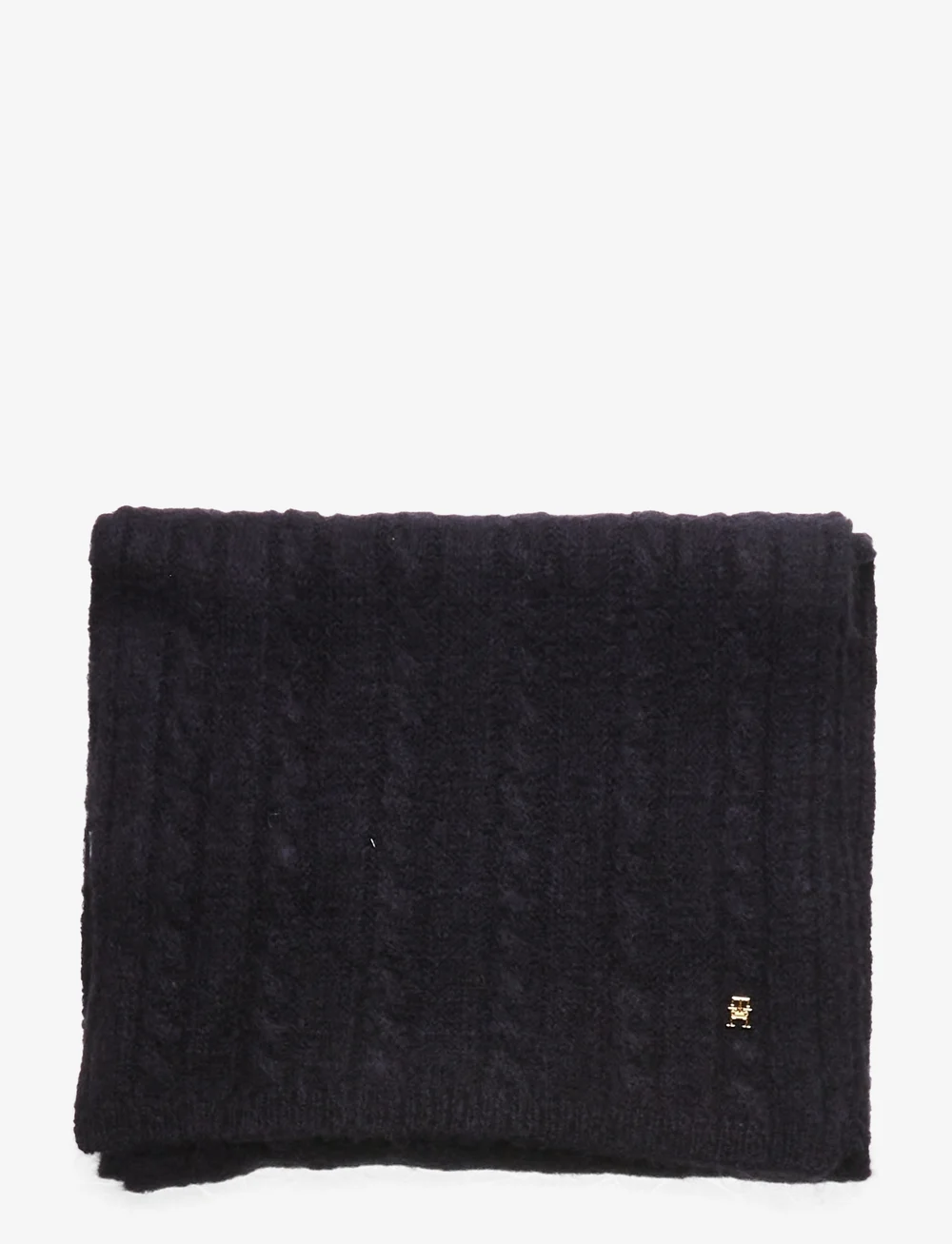 Tommy Hilfiger - TH TIMELESS SCARF CABLE - halsdukar - space blue - 1