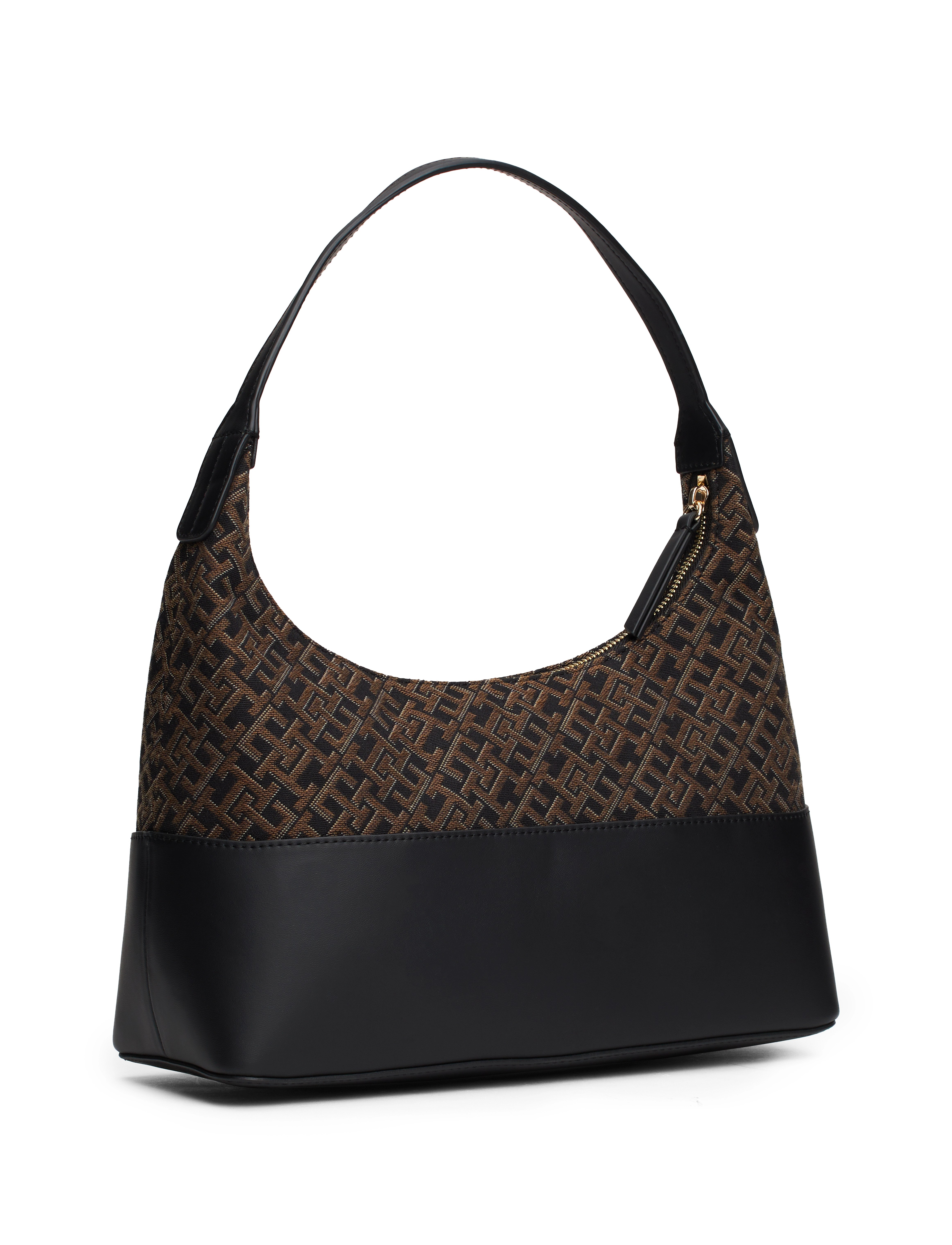 Tommy Hilfiger - TH JACQUARD SHOULDER BAG - black - 2