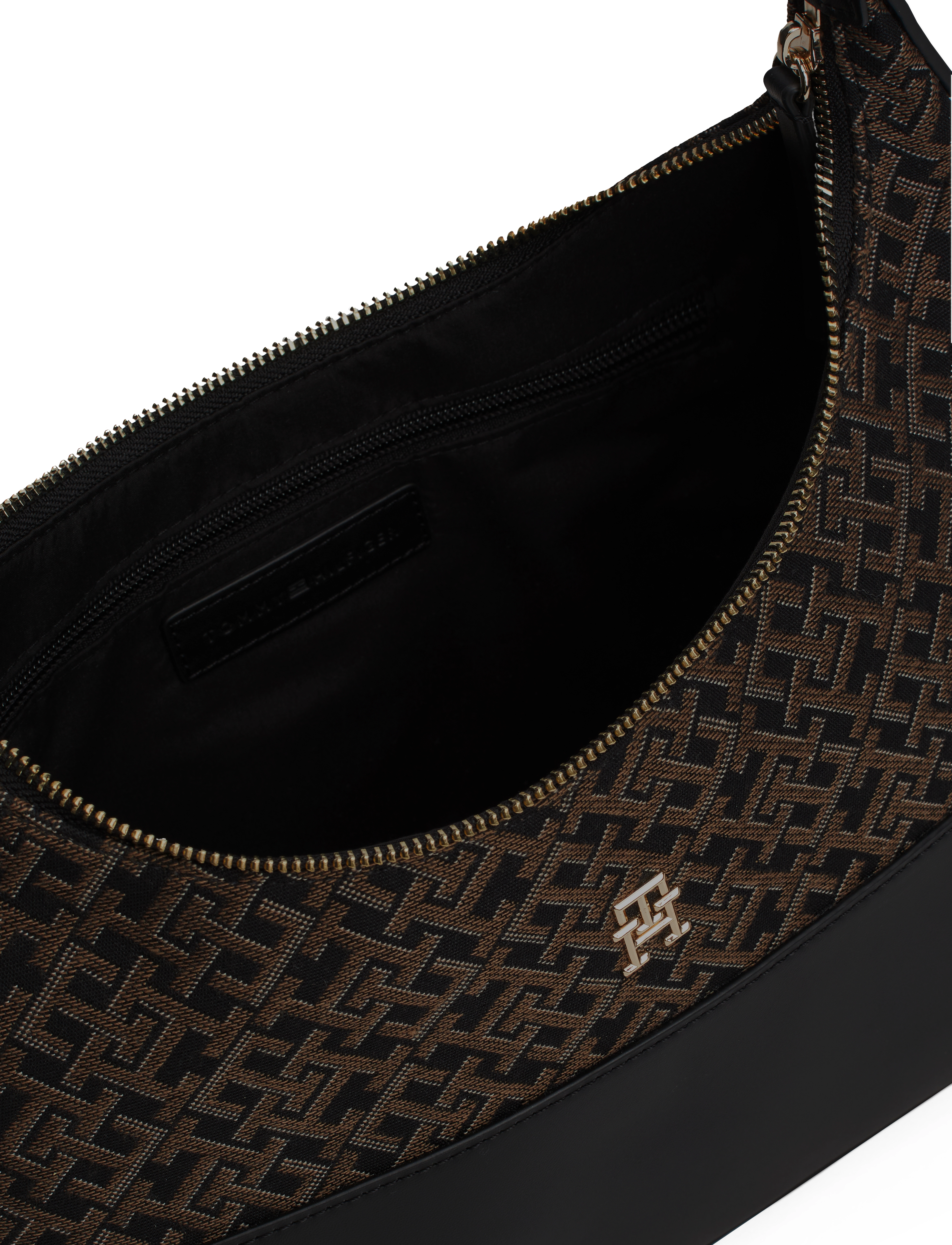 Tommy Hilfiger - TH JACQUARD SHOULDER BAG - black - 3