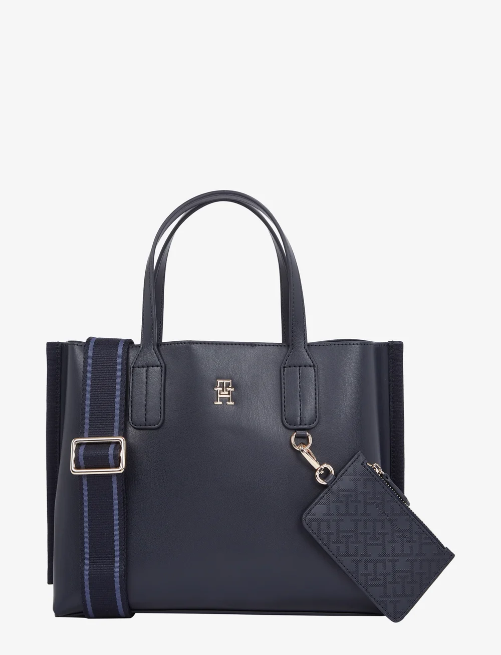Tommy Hilfiger - TH DISTINCT MINI TOTE - shoppingväskor - space blue - 1