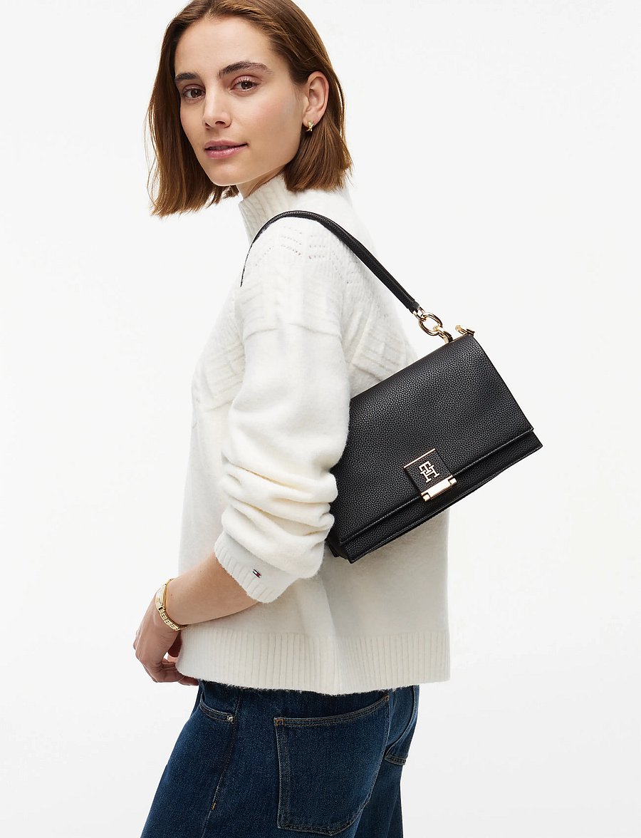 Tommy Hilfiger - TH HER MED CROSSOVER - black - 0