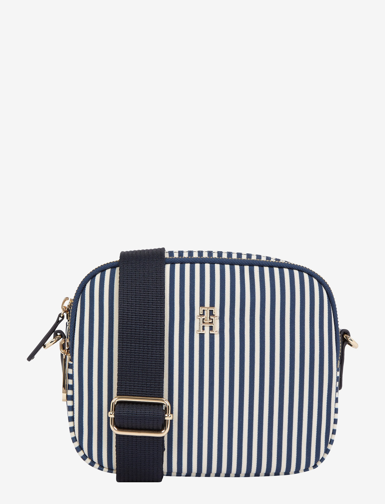Tommy Hilfiger - POPPY SUMMER CAMERA BAG - crossbody bags - space blue stripe - 0