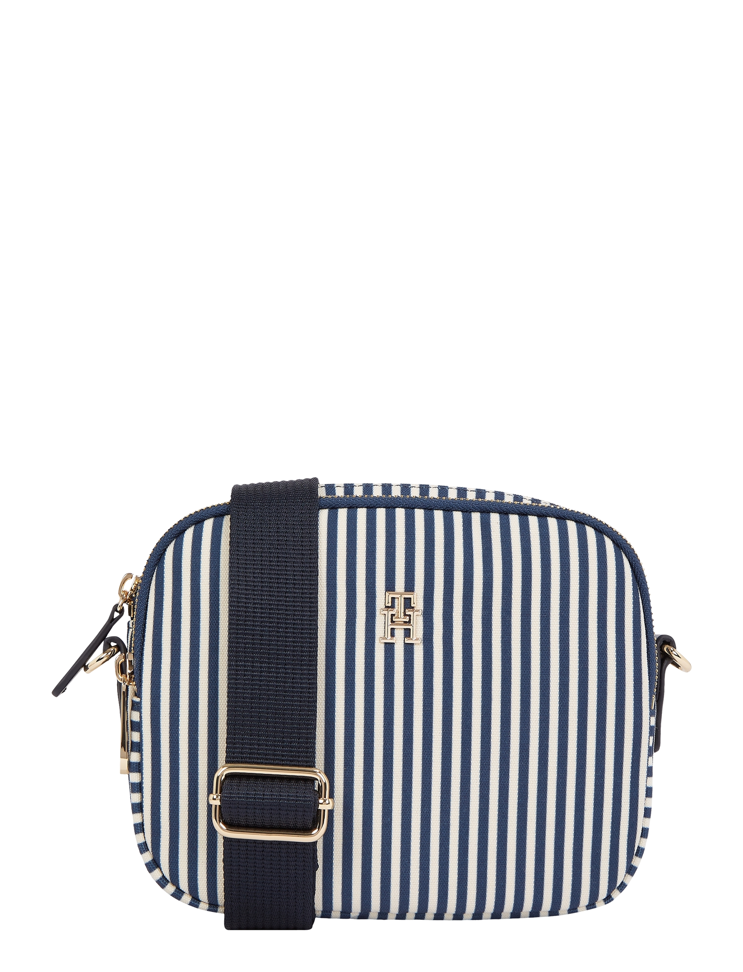 Tommy Hilfiger POPPY SUMMER CAMERA BAG - Tasker - SPACE BLUE STRIPE / multi