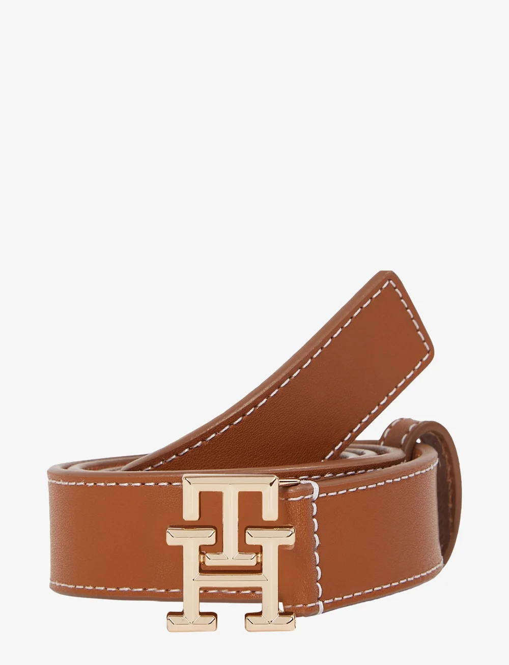Tommy Hilfiger - TH LOGO 2.5 - casual gürtel - cognac - 0