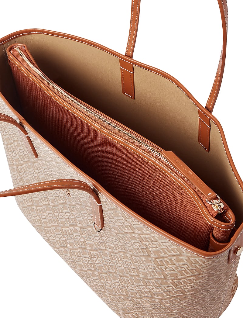 Tommy Hilfiger - TH MONOPLAY LEATHER TOTE - shoppere - sandalwood - 1