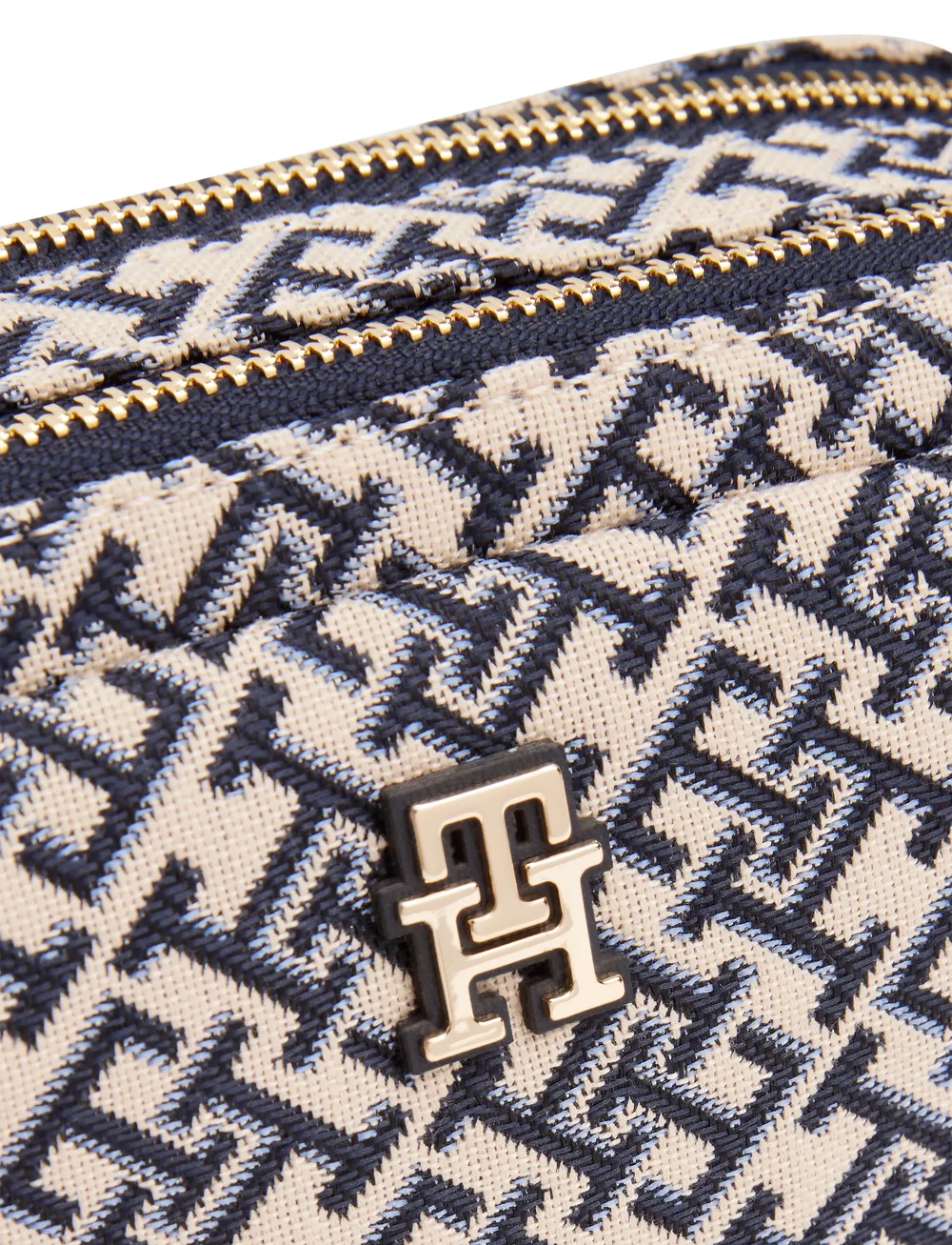 Tommy Hilfiger - TH JACQUARD CAMERA BAG - umhängetaschen - space blue - 4