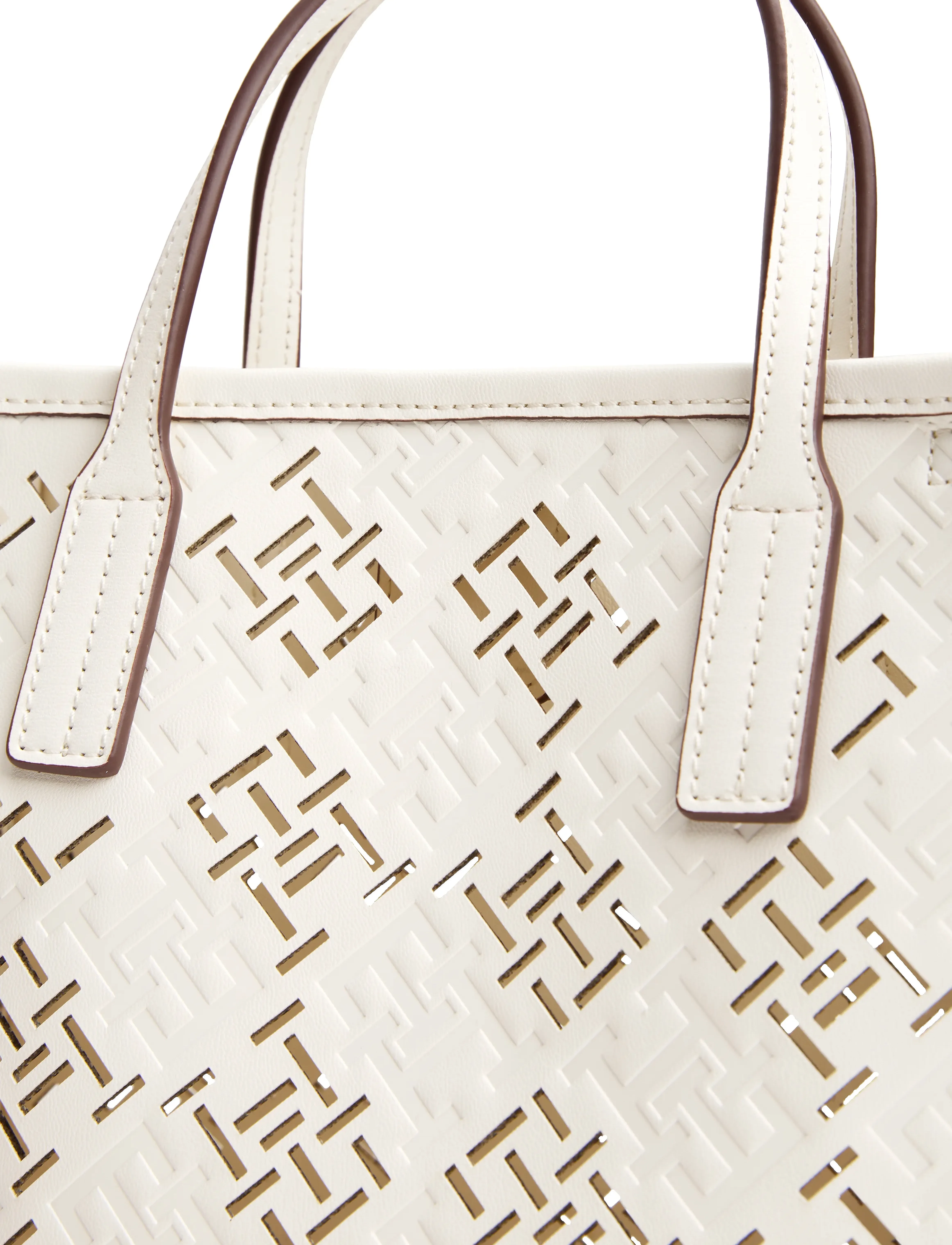 Tommy Hilfiger - TH CITY MINI TOTE MONO - schultertaschen - ivory petal - 5