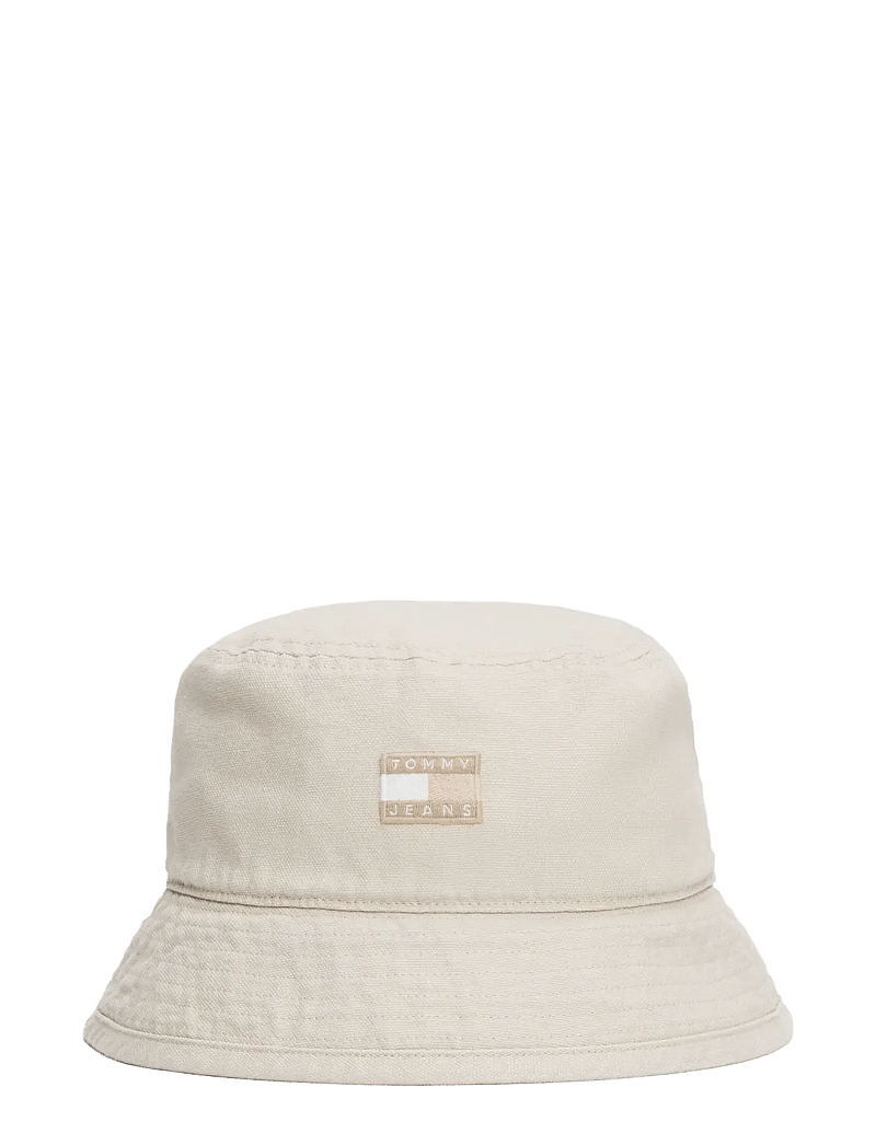 Tommy Hilfiger - TJW HERITAGE CANVAS BUCKET HAT - bucket mütsid - newsprint - 0