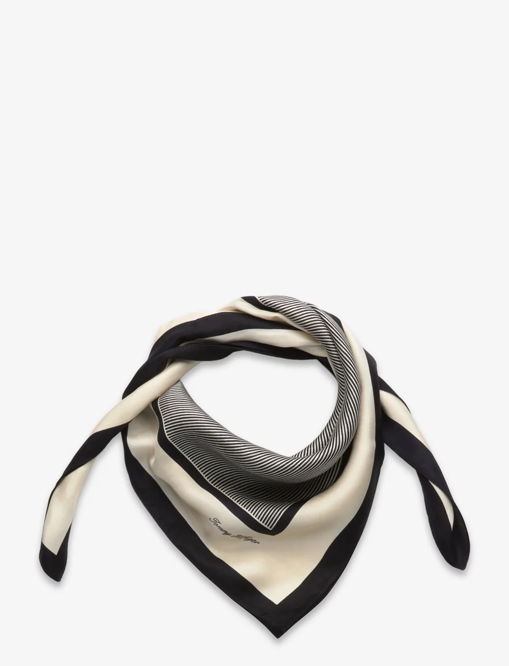 Tommy Hilfiger - TH ELEVATED FLAG SILK SQUARE - sjalar - ithica classic space blue - 1