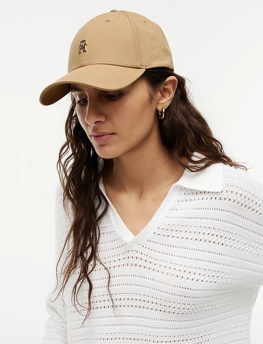 Tommy Hilfiger - TH ELEVATED CHIC CAP - kappen - classic khaki - 0